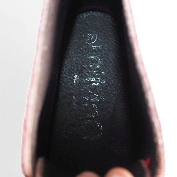 MiMao Calf Hair Classic Crepe Sole Chukka Boots 'Red" Women's 7/37 - Picture 10 of 11